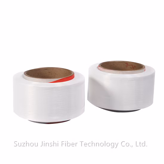 POY Fio Branco Bruto 100% Animal de Estimação Fio de Filamento de Poliéster Industrial 135D / 36f