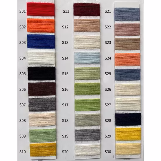 Fabricação de Fios 52% Acrílico 28% Nylon 20% PBT Anti-Pilling Arctic Fleece Core Fio Misturado Fiado