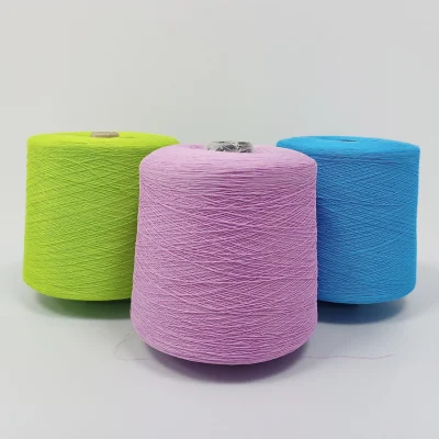 Fio fiado antiborboto 2/36nm 50% viscose 27% PBT 23% fio de náilon para materiais de meias