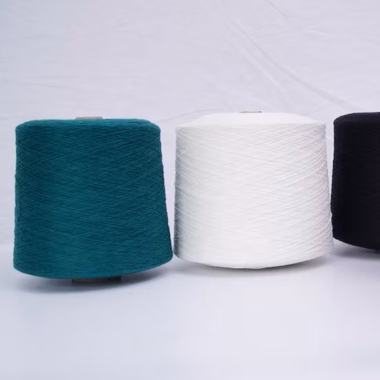 FDY DTY Ssy Cdp Ecdp Cey PBT/T400/T8 Grs Fabricante Nylon Poliéster Feather Fio Acrílico Viscose Core Spun Yarn