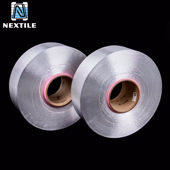 Fio de filamento de alta elasticidade de poliéster branco bruto PBT 22/9